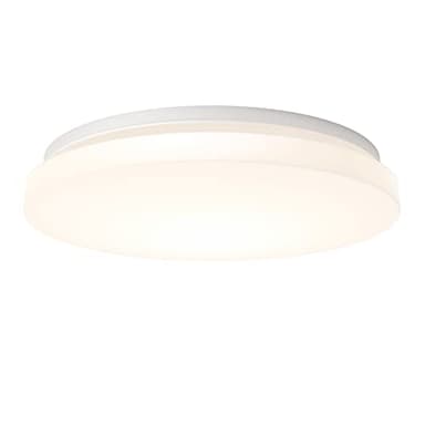 ARTIKA Moonraker III Plafonnier LED contemporain 16 W 33 cm Blanc – Idéal pour chambre à coucher, couloir, cuisine – 1400 lumens, 2700 K, aucune ampoule nécessaire