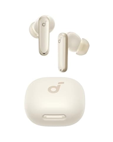 soundcore P40i by Anker Écouteurs sans fil antibruit, réduction du bruit adaptative aux environnements, basses lourdes, 60 heures de lecture, étui 2 en 1 et support de téléphone, IPX5, chargement sans