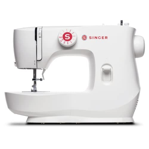 SINGER MX60 Machine à coudre légère et portable avec kit d'accessoires et pédale | 57 applications de points, lumière LED et boutonnière en 1 étape | Idéale pour les travaux manuels et les réparations