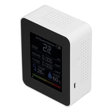 Détecteur de radon, kit de test CO2 multifonction pour gymnases (blanc)