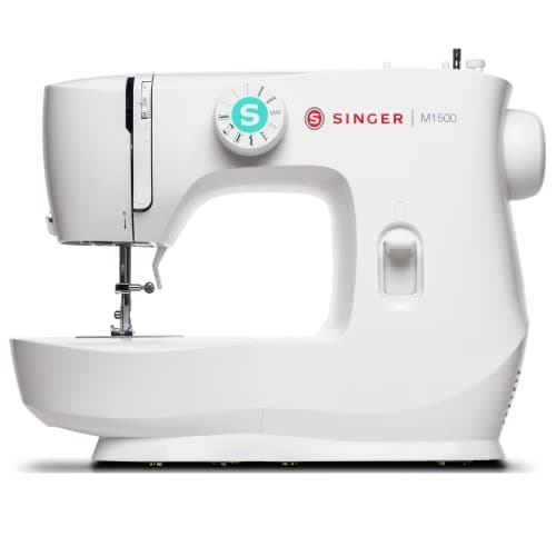 Singer M1500 Machine à coudre mécanique avec kit d'accessoires, idéale pour les débutants, portable et simple à utiliser