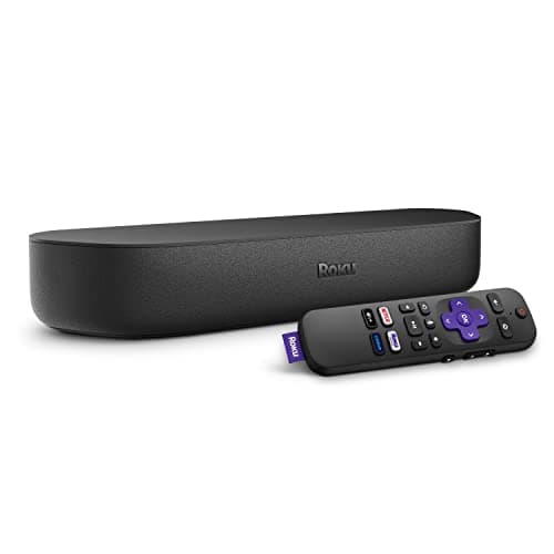 Roku Streambar (produit officiel du fabricant) | Lecteur multimédia en streaming 4K/HD/HDR et audio haut de gamme, tout-en-un, avec télécommande vocale Roku