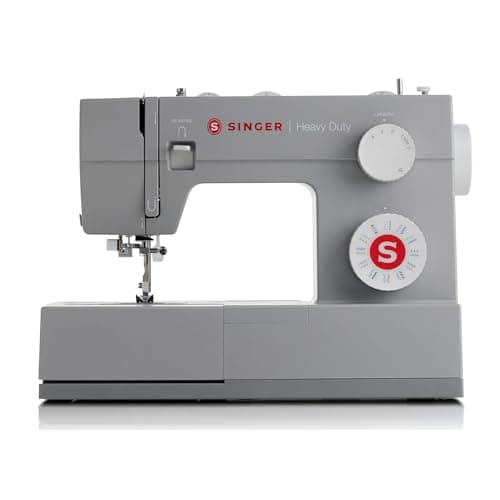 SINGER Machine à coudre robuste 4423 haute vitesse avec kit d'accessoires | Moteur puissant avec puissance de perçage améliorée, 97 applications de points, cadre entièrement en métal, boutonnière en 1