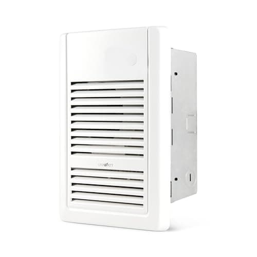 Uniwatt UHF1002WCW Chauffage soufflant mural silencieux Blanc 1000 W 240 V