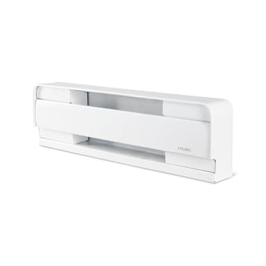 Stelpro B03029W Radiateur de plinthe 300 W, 55,9 cm x 5 3/4", 240 V, série BRAVA - plinthe électrique avec coins arrondis, blanc