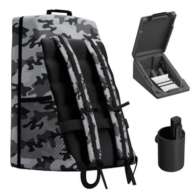 Klutchtech Starlink – Étui de voyage rigide Starlink Gen 2, sac Starlink V2 avec support pour sac à dos Starlink, léger, imperméable, hermétique et robuste, Camouflage.
