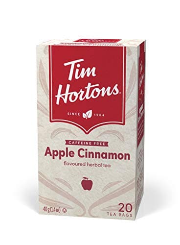 Tim Hortons Thé à la pomme et à la cannelle, tisane, décaféiné, 20 sachets