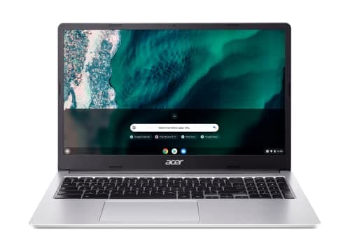 Acer Chromebook Ordinateur portable | Écran Full HD de 15,6 po | Processeur Intel Celeron N4500 | 8 Go LPDDR4X, 64 Go eMMC | ChromeOS | Argent | CB315-4H-C8Y8-CA