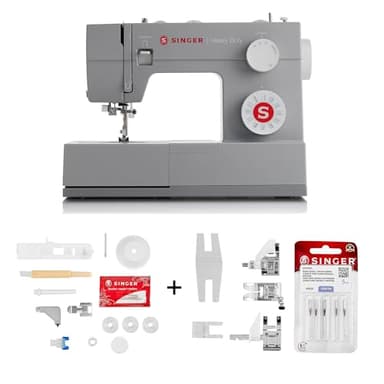 SINGER | 4423 Machine à coudre robuste avec ensemble d'accessoires exclusifs, 97 applications de points, parfaite pour les experts et les débutants