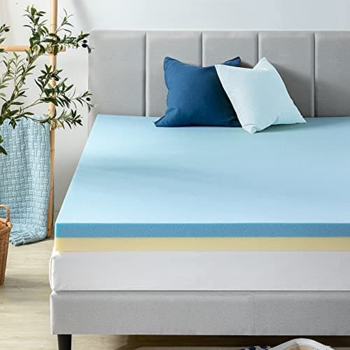 Zinus Sur-matelas en gel à mémoire de forme, 5 cm