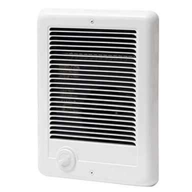 Cadet Com-Pak Chauffage mural électrique avec thermostat (modèle : CSC202TW, pièce : 67507), 6825/5120 BTU, 240/208 V, 2000/1500 W, blanc
