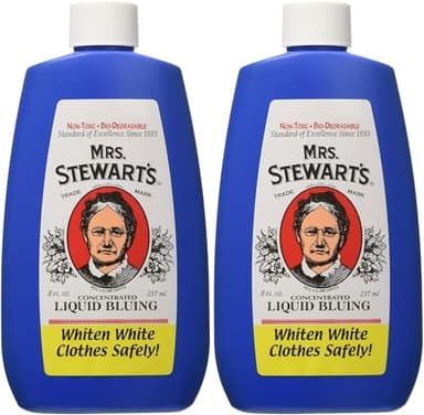 Mrs. Stewart's Lot de 2 flacons de blanchiment liquide concentré – Idéal pour la lessive – 236,8 g