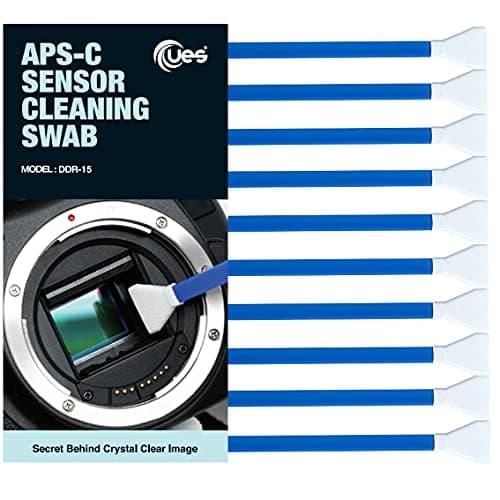 UES APC-C DDR15 Lot de 10 tampons de nettoyage pour appareil photo reflex numérique et sans miroir